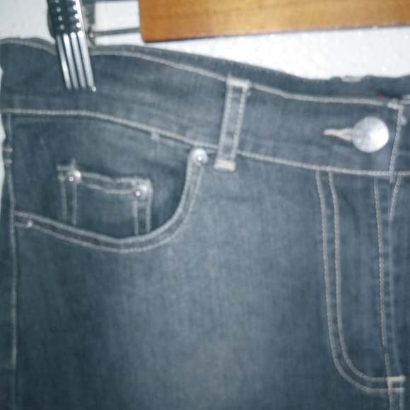 My Design 3 29 Jeans Black Grunge Goth Cargo Maxi Skirt - Picture 6 of 12